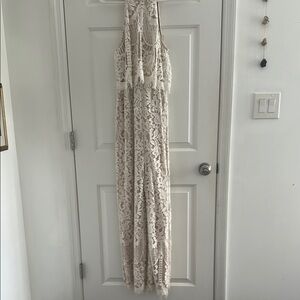 Lulu's Cream Floral Romper